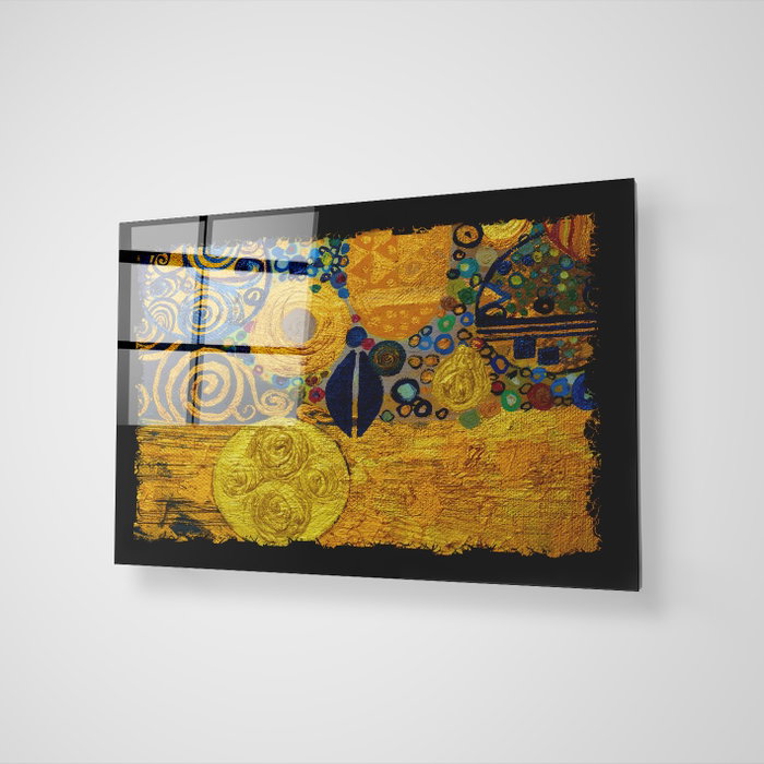 Wallity Pintura Decorativa de Vidrio Templado Multicolor 40 x 60 cm